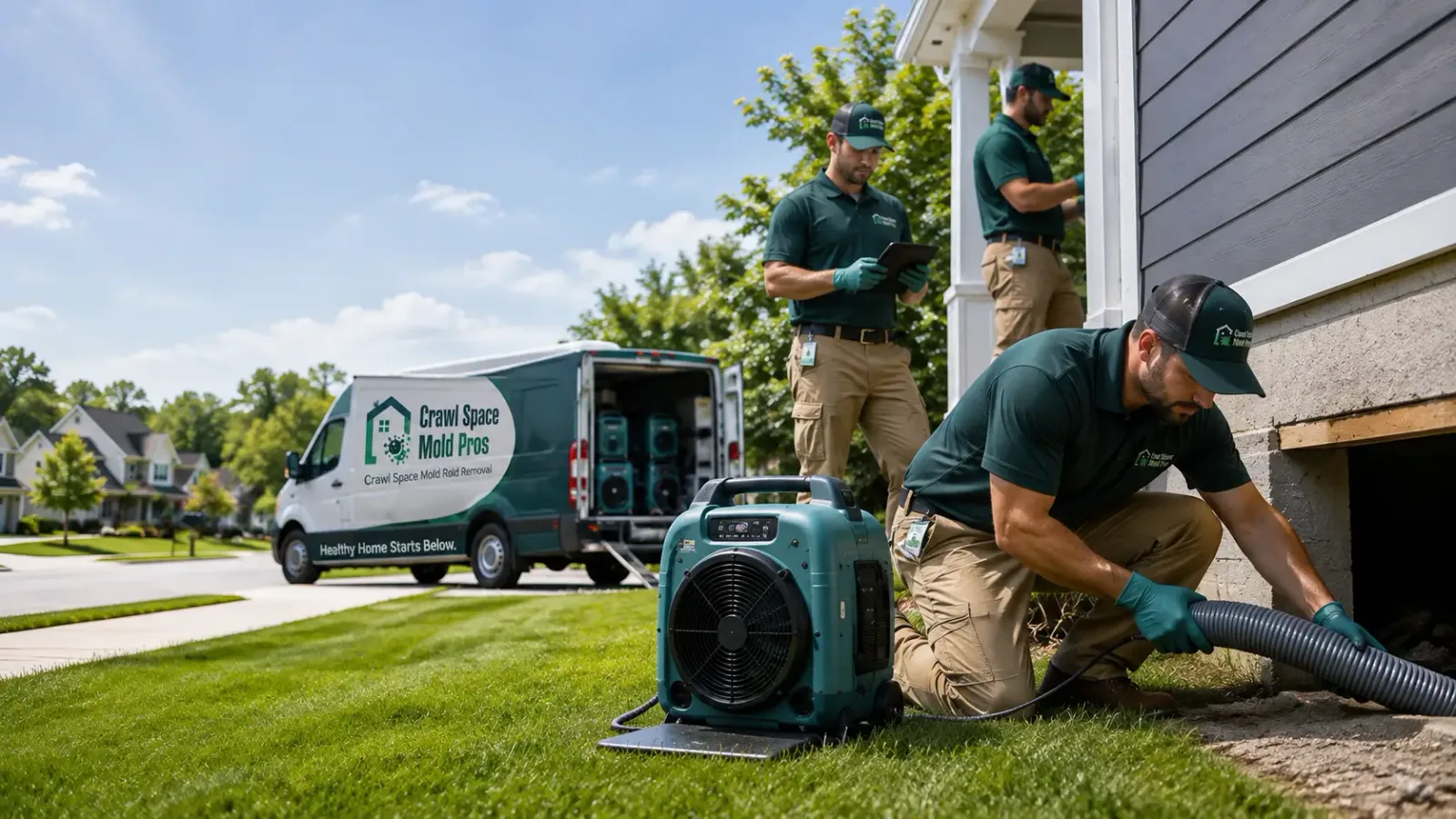 Crawl Space Mold Removal in Marquette, NE